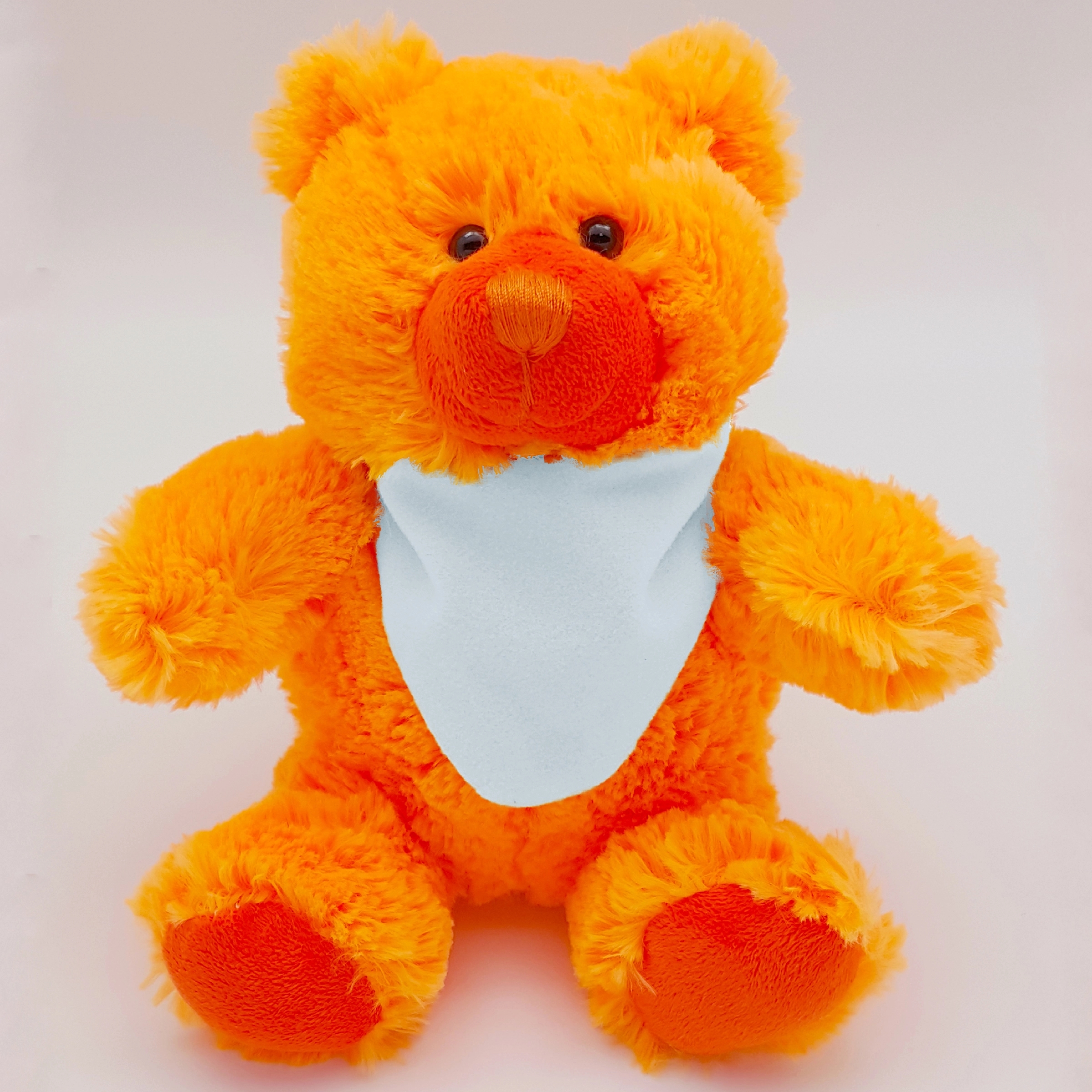 8" Bright Color Orange Bear 14
