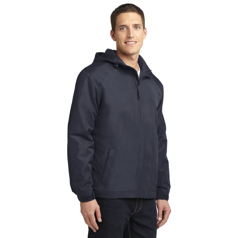 Port Authority Hooded Charger Jacket. 12