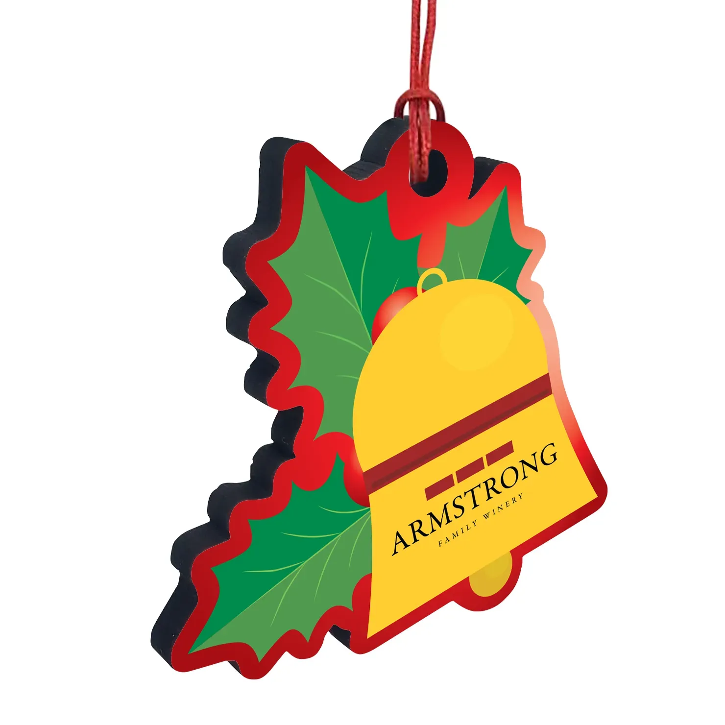 1/4" Recycled Wood Ornaments 9