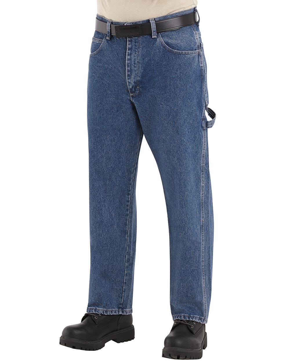Flame Resistant Pre-Washed Denim Dungaree Extended Sizes