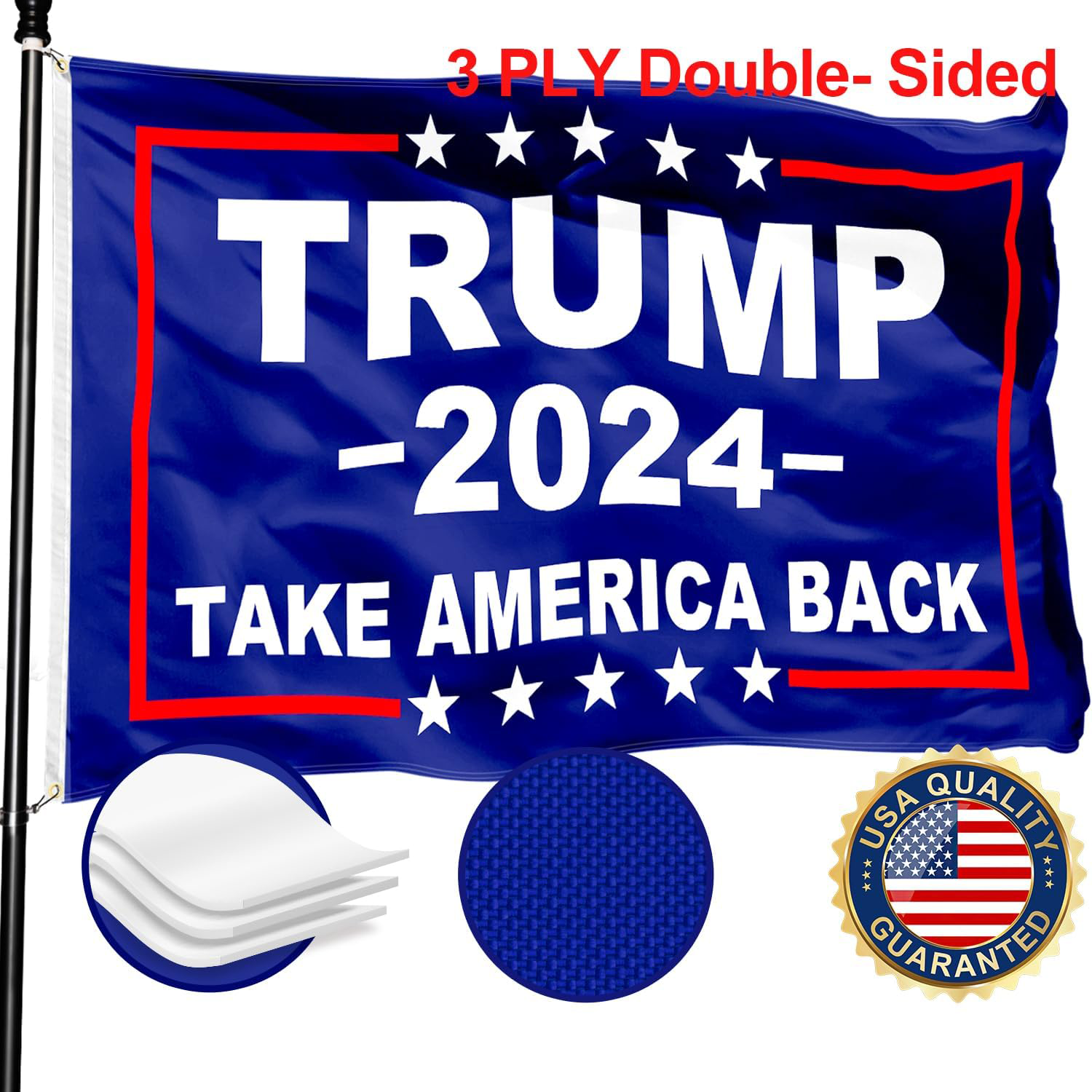 3x5 ft Custom Trump Flag 2
