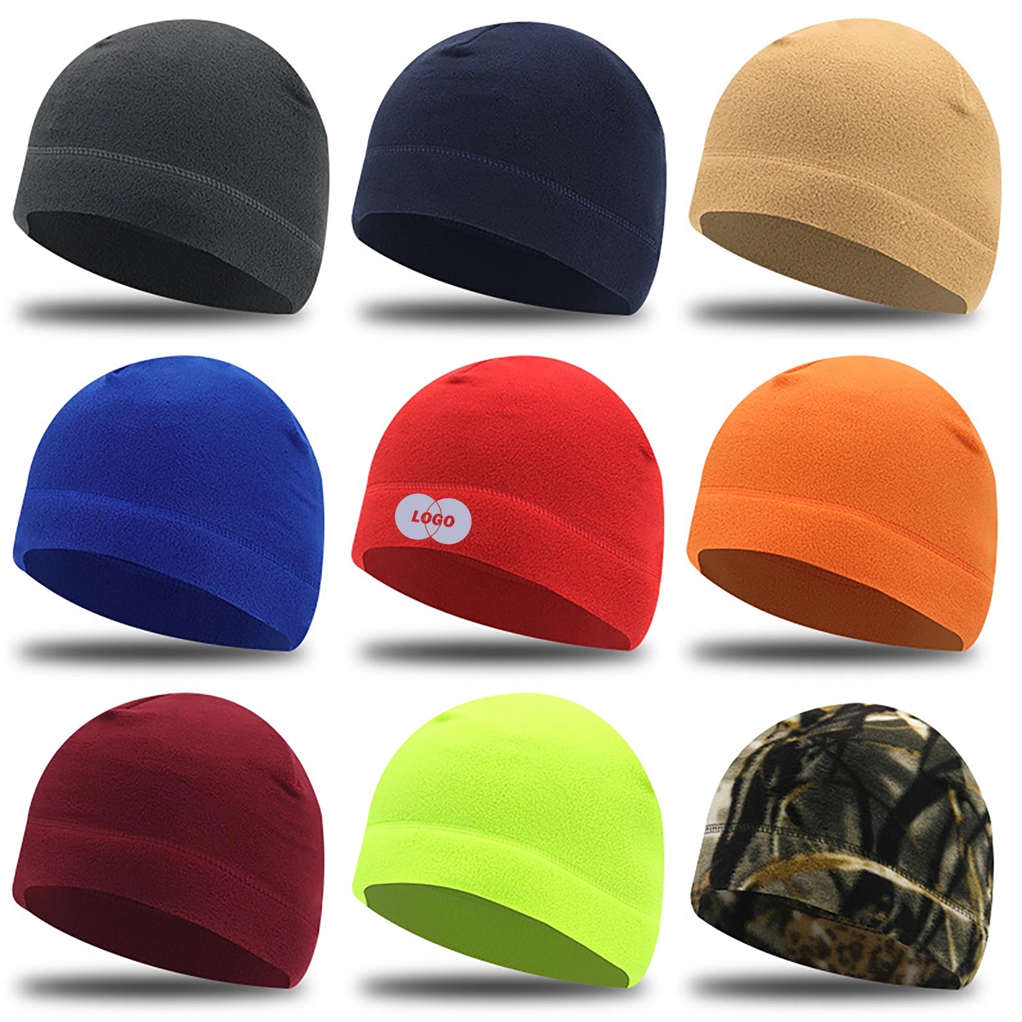 Winter Fleece Skull Cap Beanie MOQ50 8
