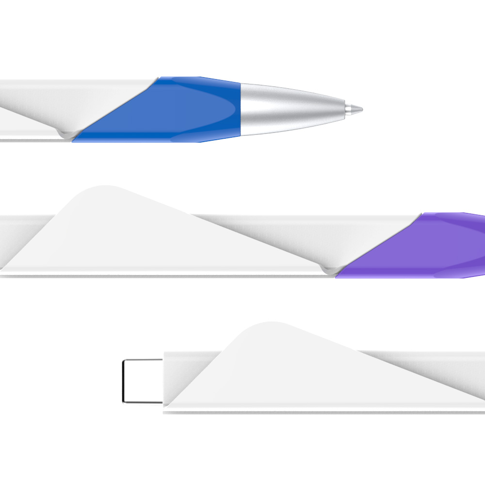 Park and Post Plastic Pen with Notes Holder 3