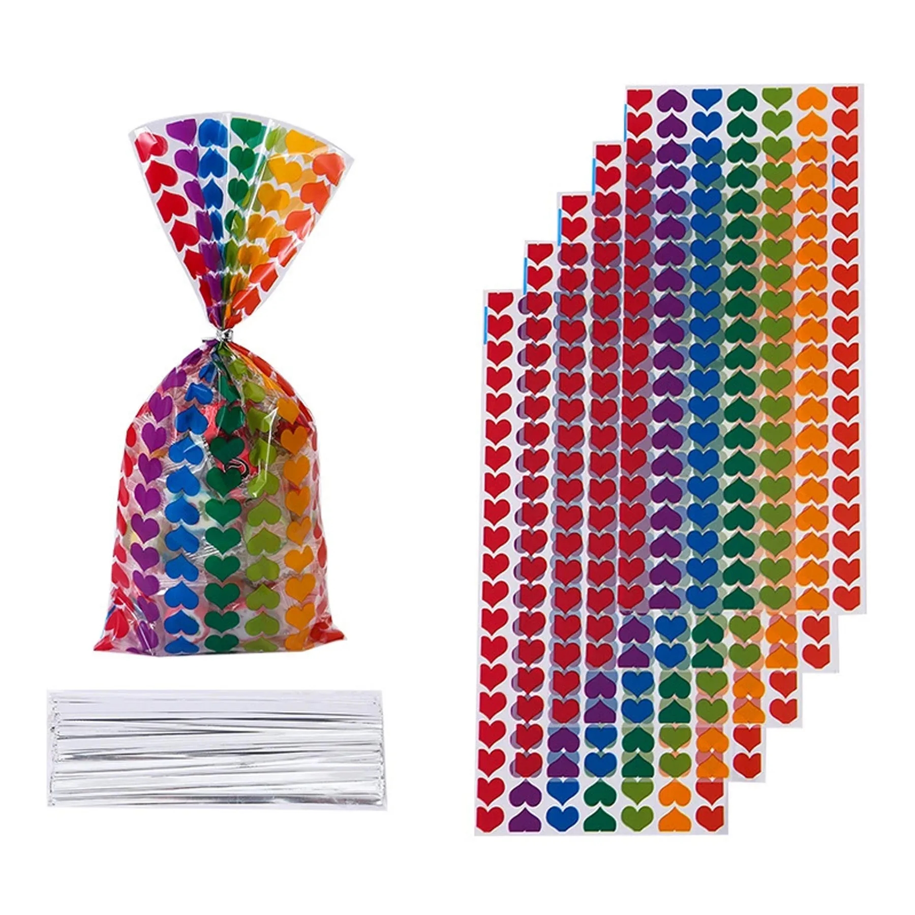 Rainbow Striped Packaging Bag 5