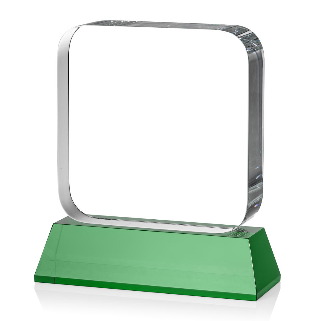Flamborough VividPrint™ Award on Base - Green 20