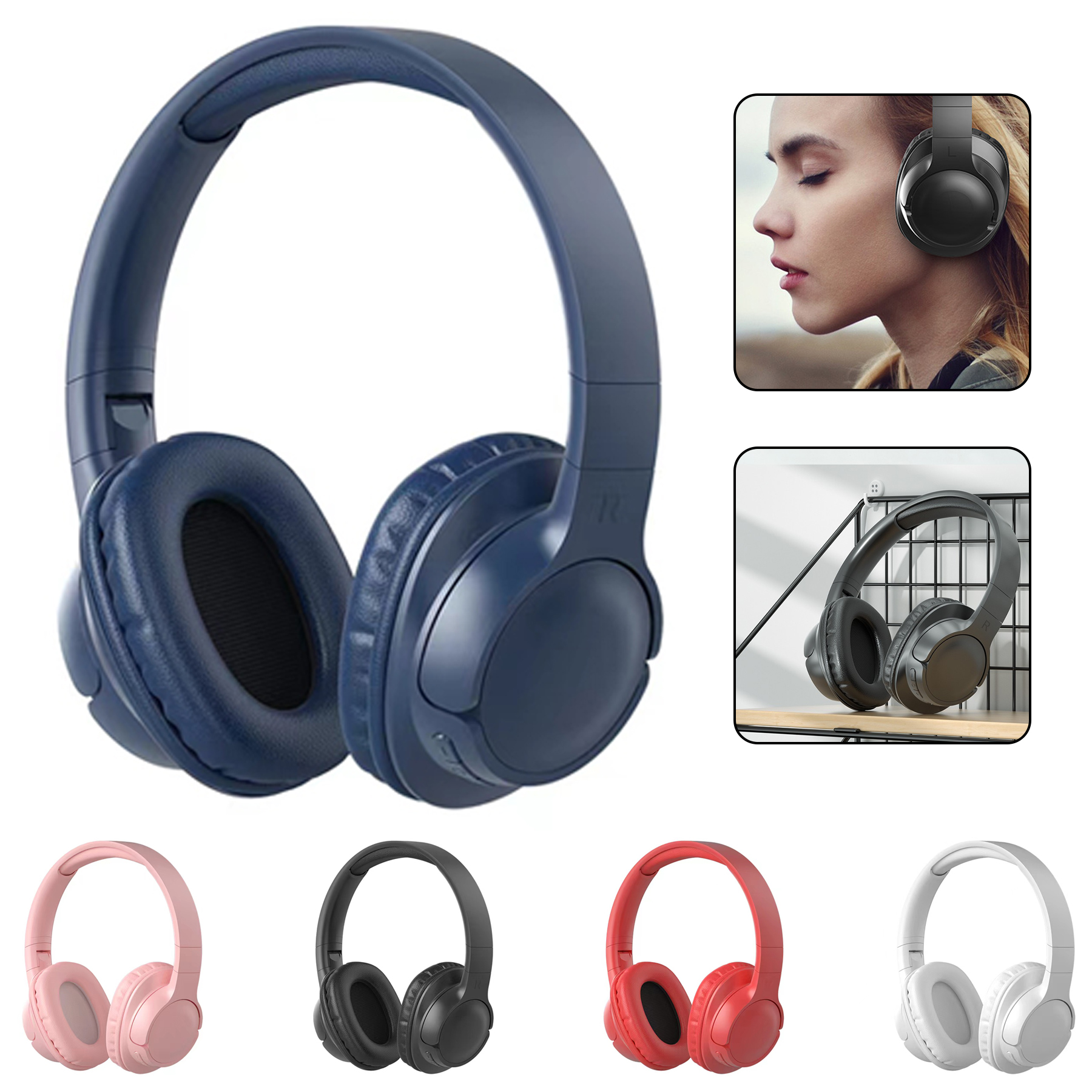 On-Ear Wireless Bluetooth Headphones 2