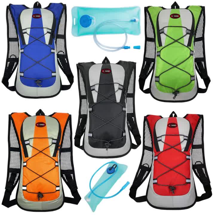Hydration Cycling Backpack w/ Water Bladder 4