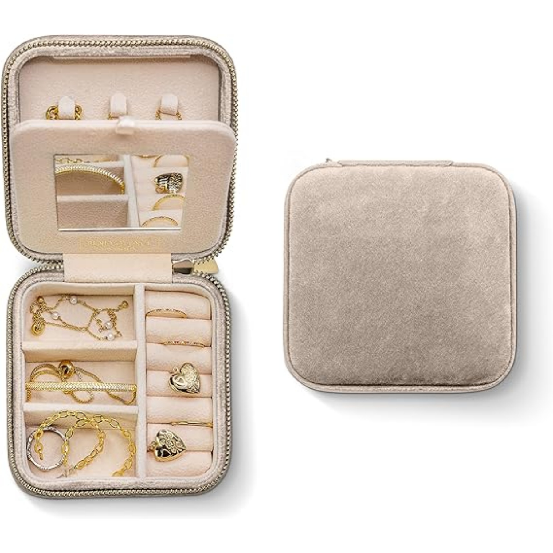 Plush Velvet Travel Jewelry Box 2