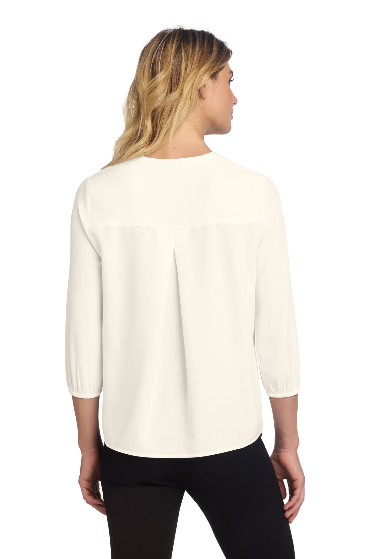 Mercer+Mettle Women's Stretch Crepe 3/4-Sleeve Blouse MM2011 69