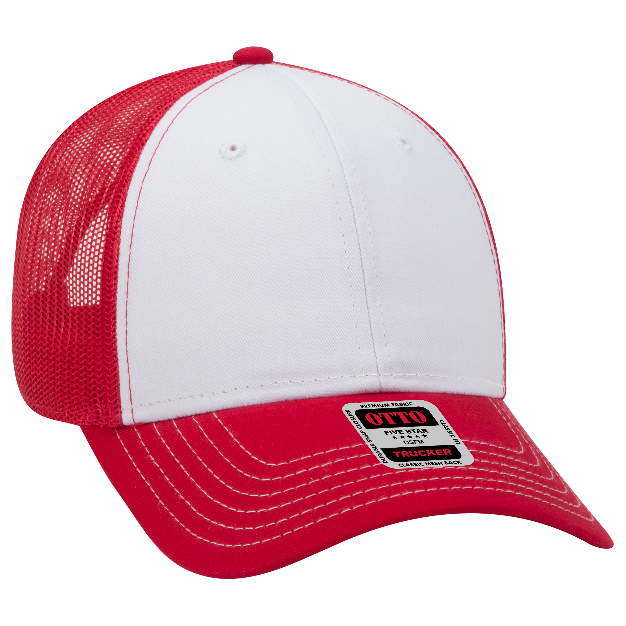 OTTO CAP® 6 Panel Low Profile Mesh Back Trucker Hat 104