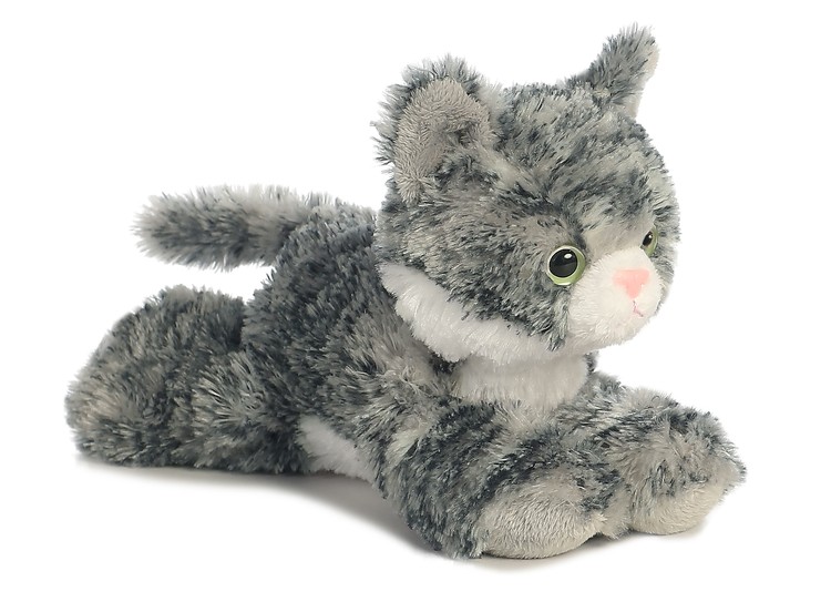 8" Lily Grey Tabby Cat 2