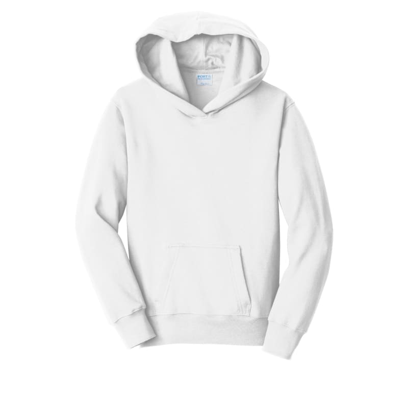 Port & Company Youth Fan Favorite Fleece Pullover Hooded Sweatshirt. 9