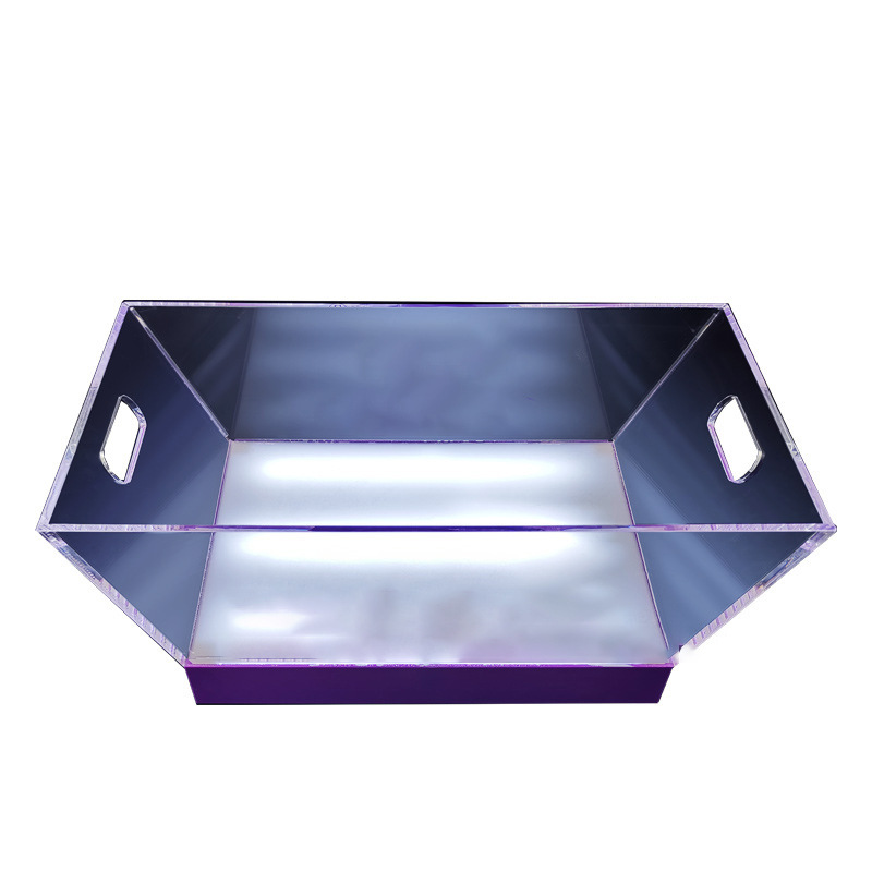 24pcs Bottle Trapezoidal Colorful Gradient Led Ice Bucket 7