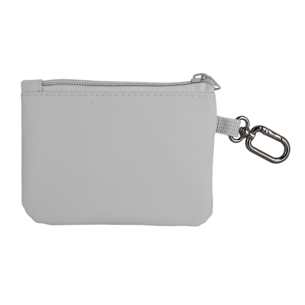 Benton Rectangle Recycled PU Zip Pouch 1