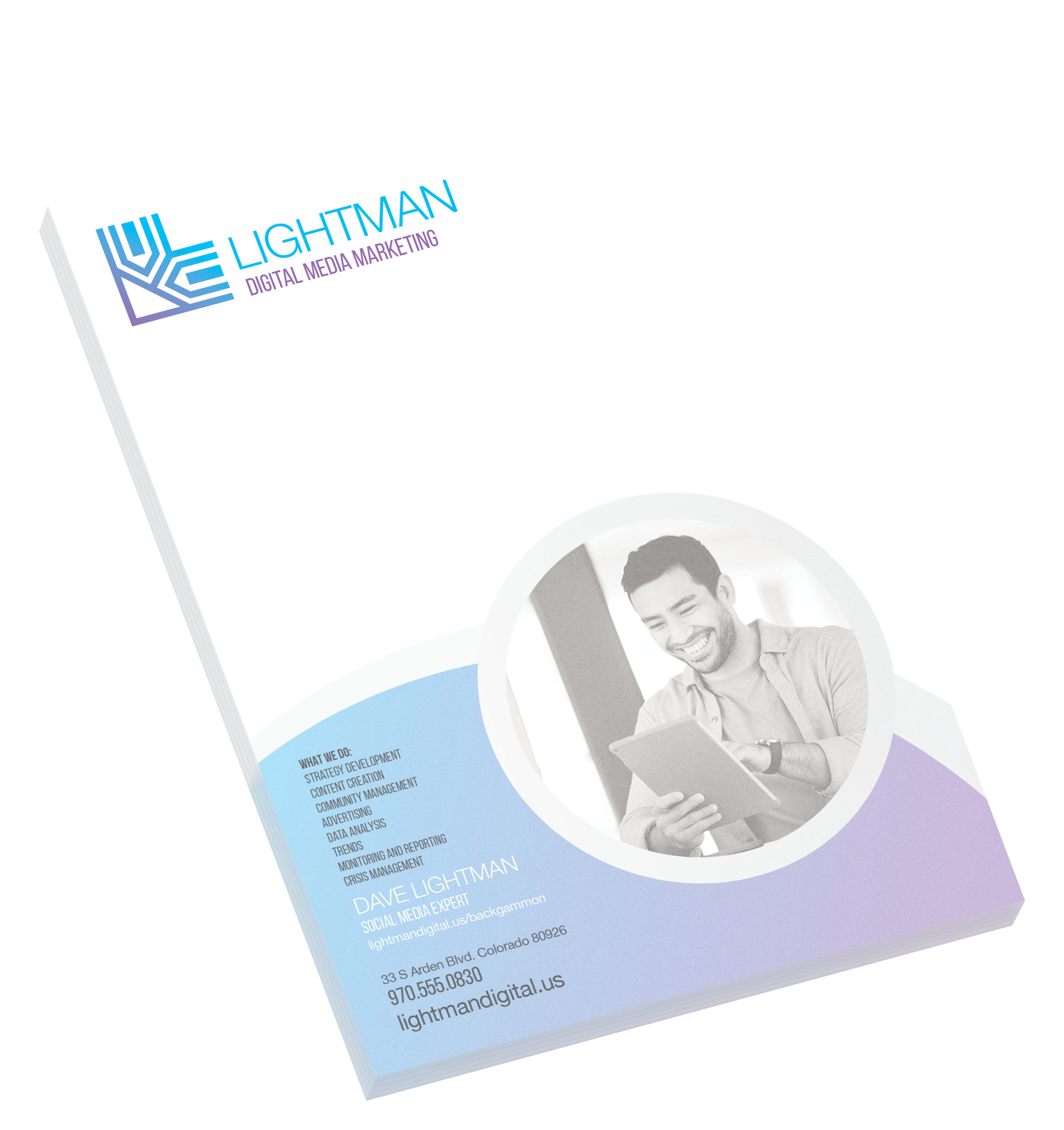 Souvenir® 5" x 7" Scratch Pad, 25 Sheet 5