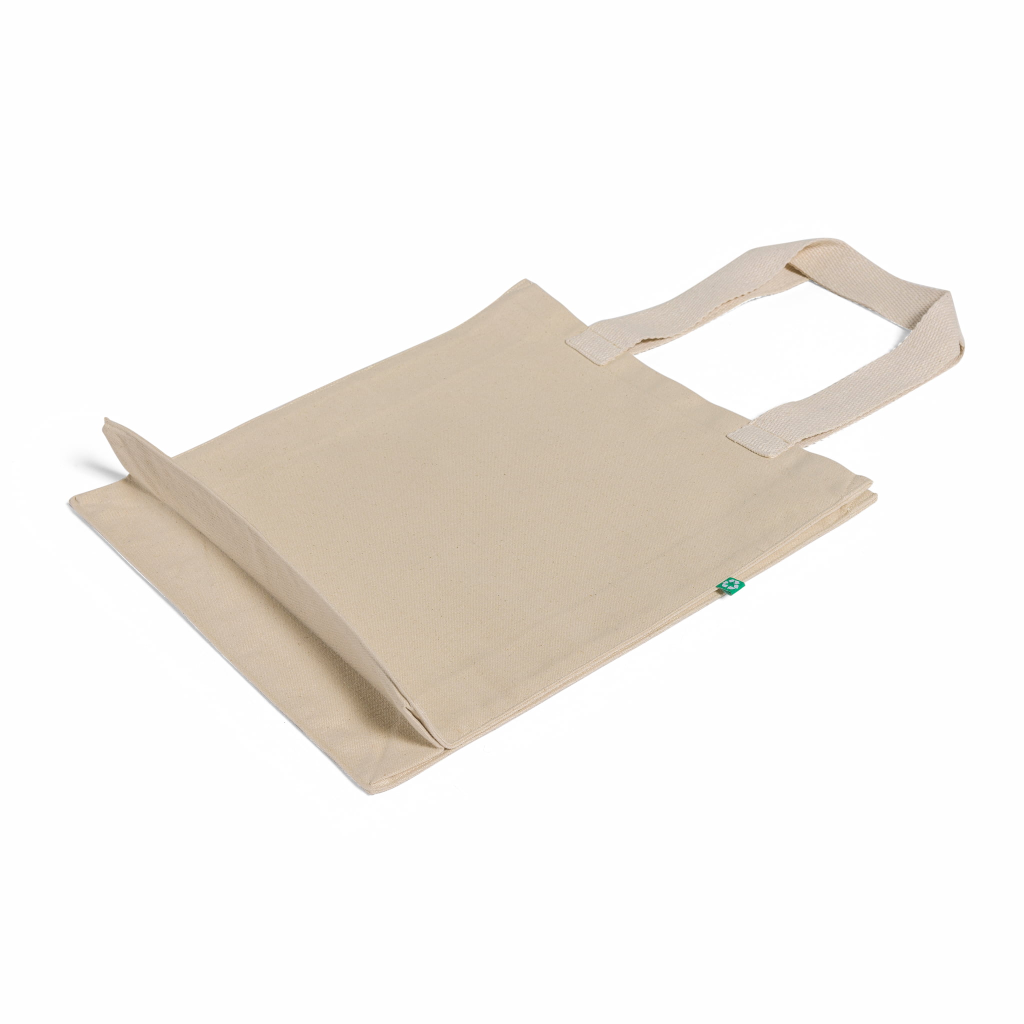 Recycled Canvas Trendy Shopper Tote Bag 22