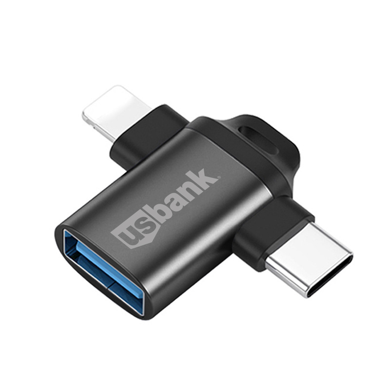 USB 3.0 To Apple Lightning And Type C OTG Adapter 3