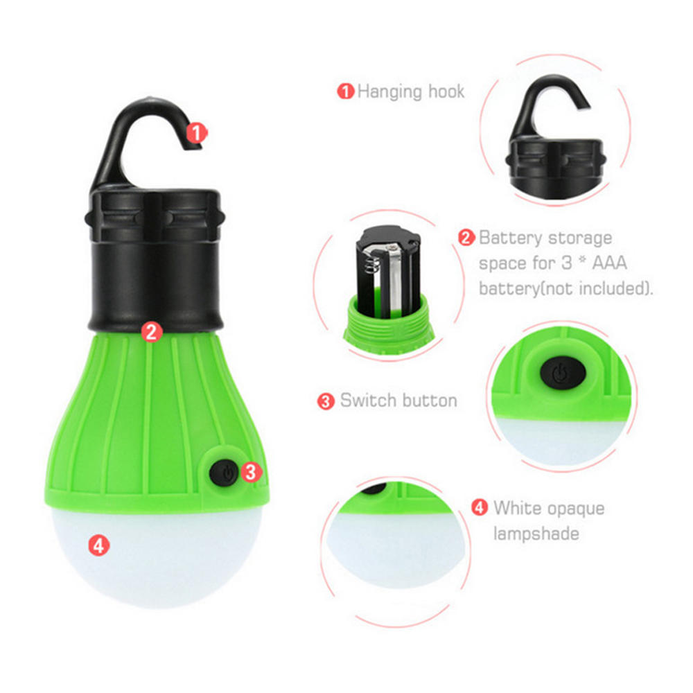 LED Camping Light with Carabiner 2