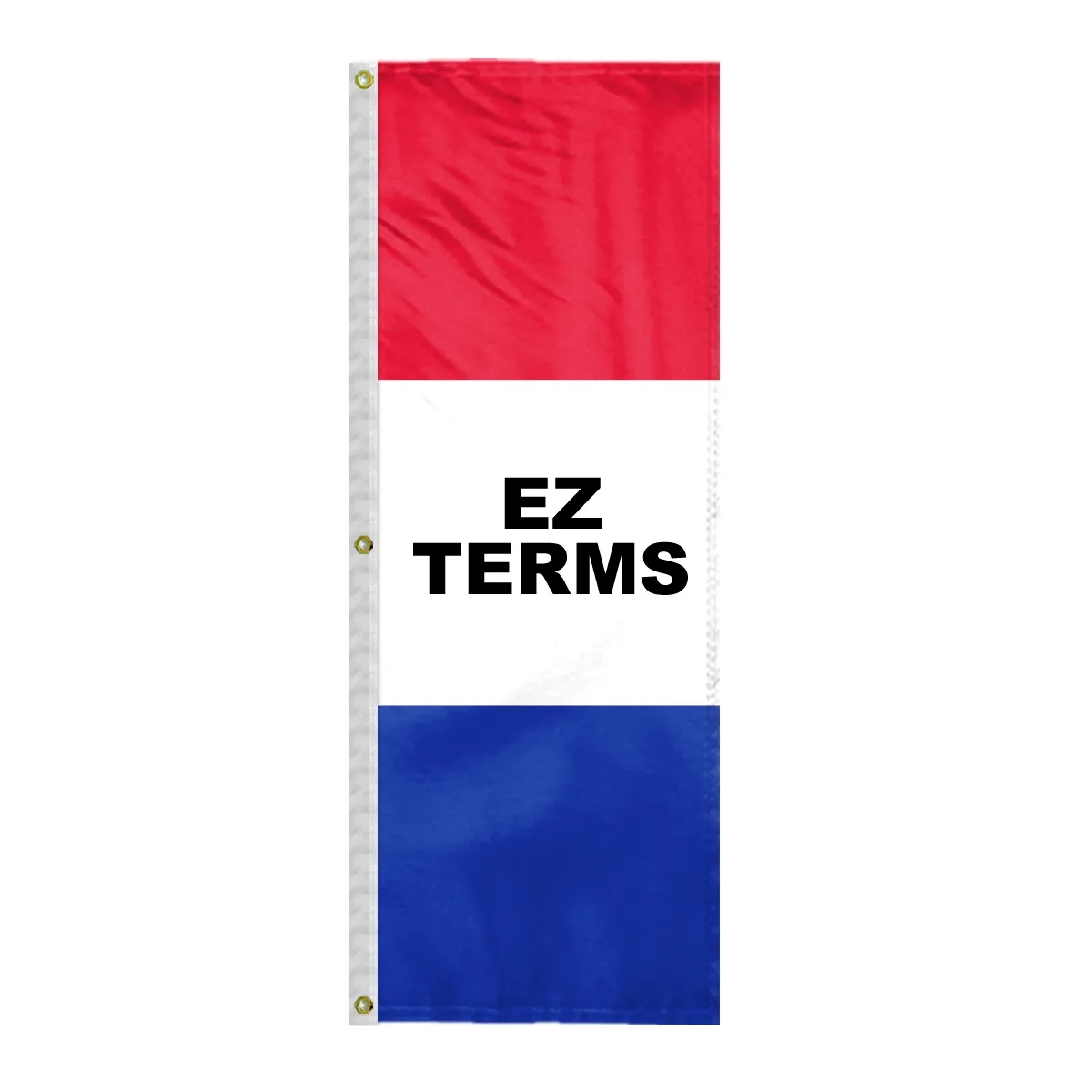 8' x 28" (3) Sewn Stripes Horizontal Message Flags 6