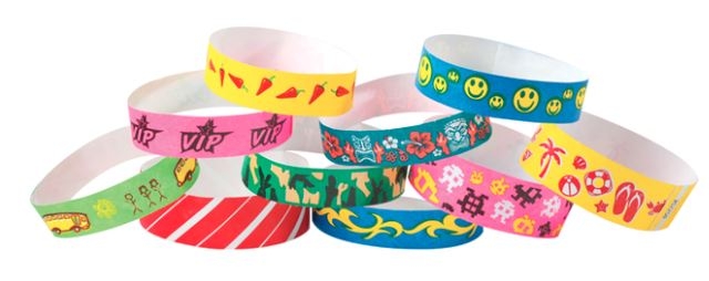 Stock Preprinted Tyvek Event Wristband (Over 21 UV Ink) 1