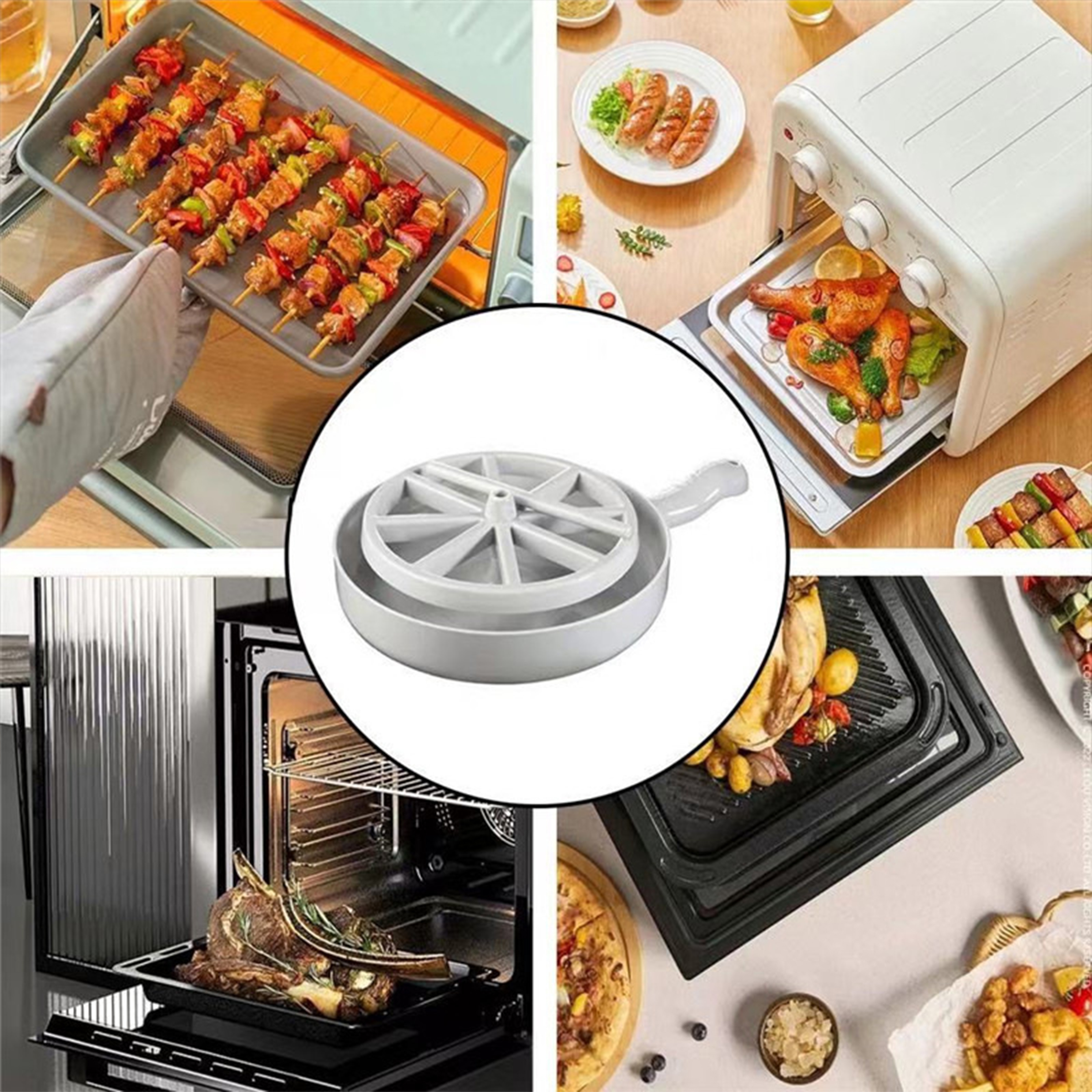 Polypropylene Barbecue Bacon Grill 4