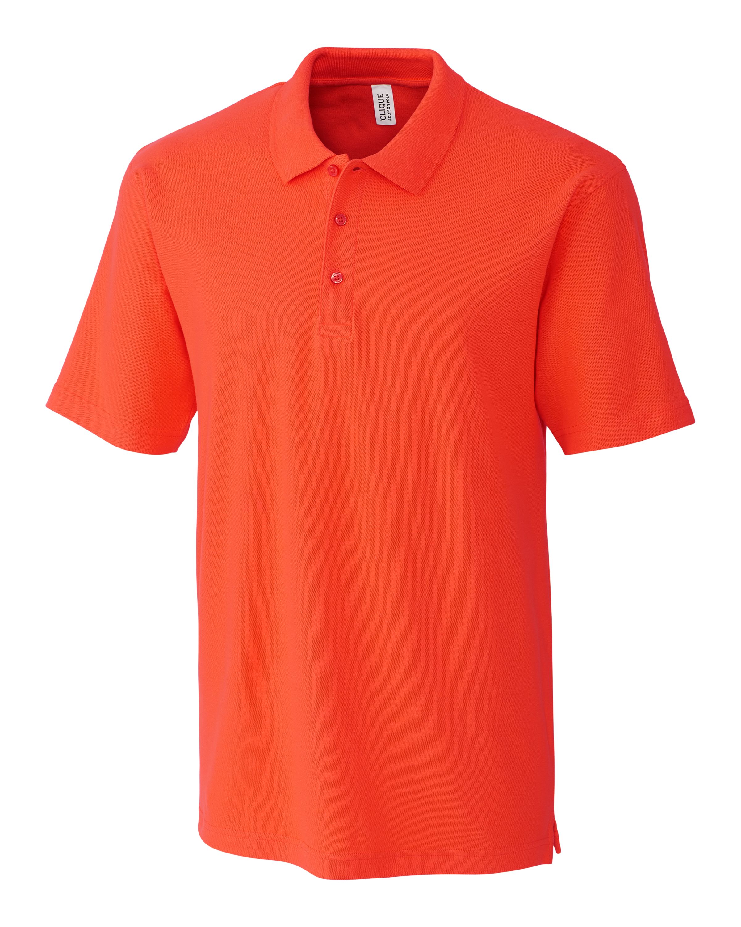 Addison All Cotton Pique Short Sleeve Mens Polo