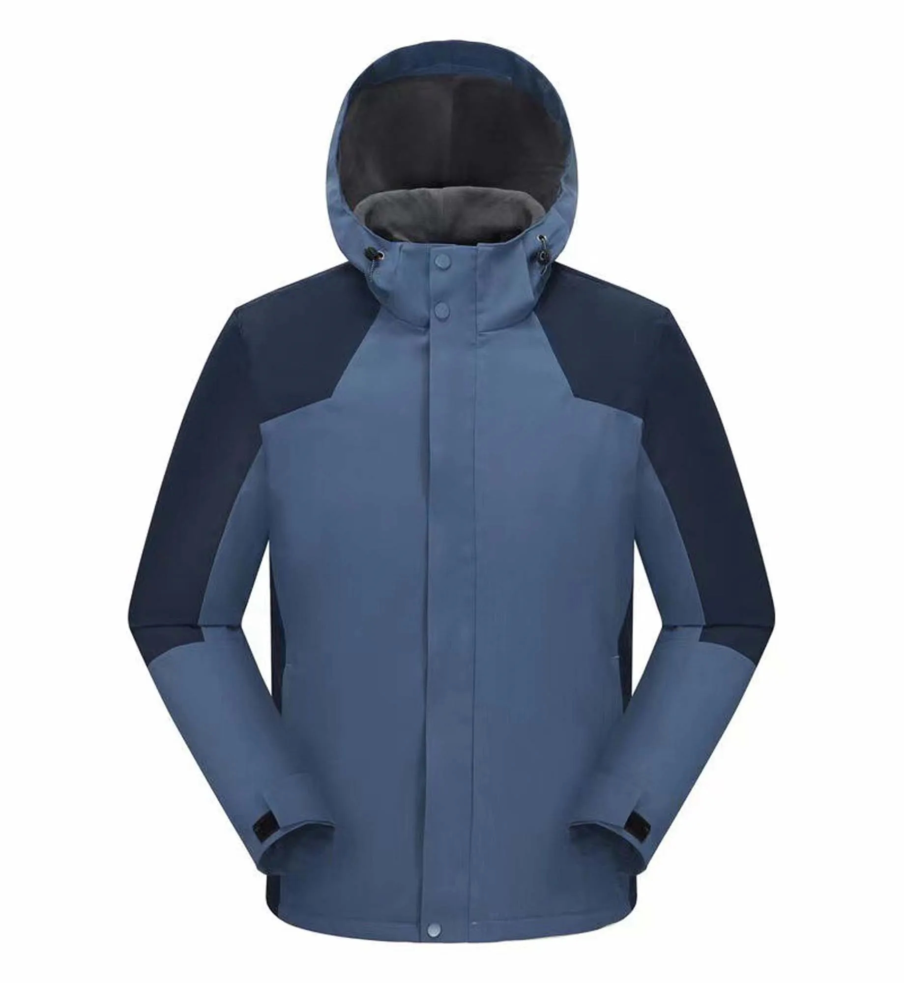 Hooded Windbreaker Flecee Lined Jacket 6