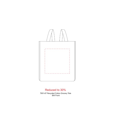 Recycled Cotton Grocery Tote 27