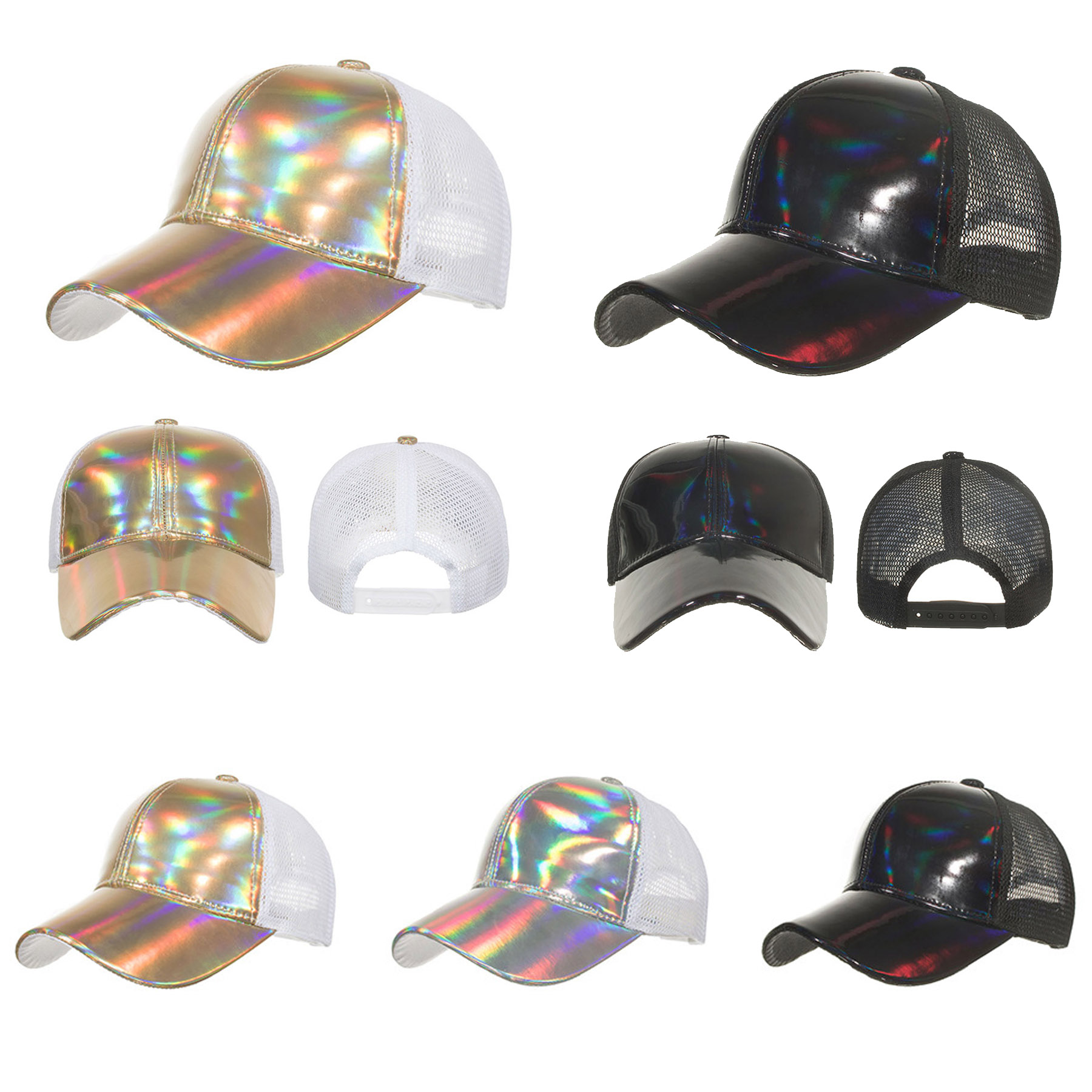 Colorful Laser Baseball Cap 2