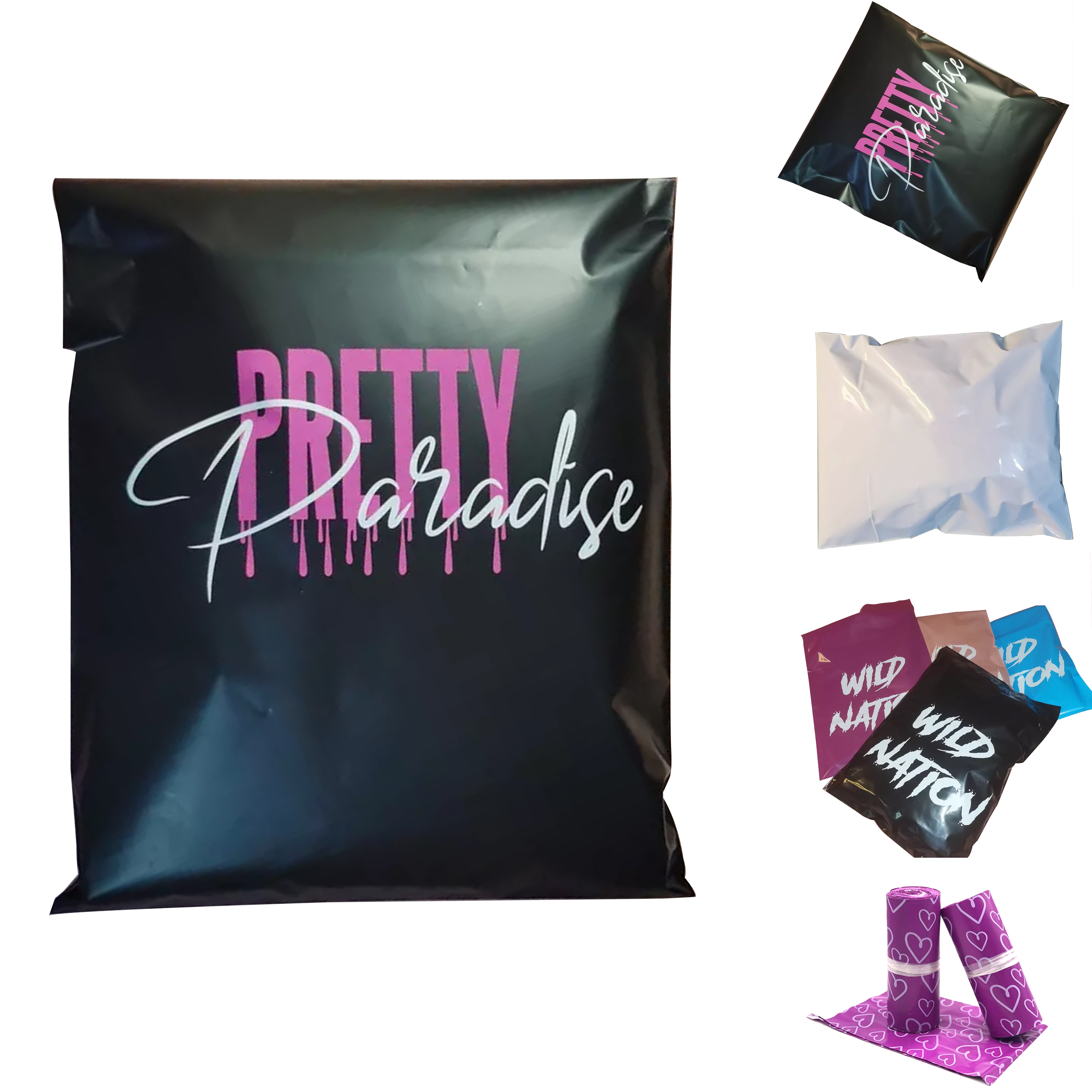 Pretty Paradise Printed Poly Mailers 2