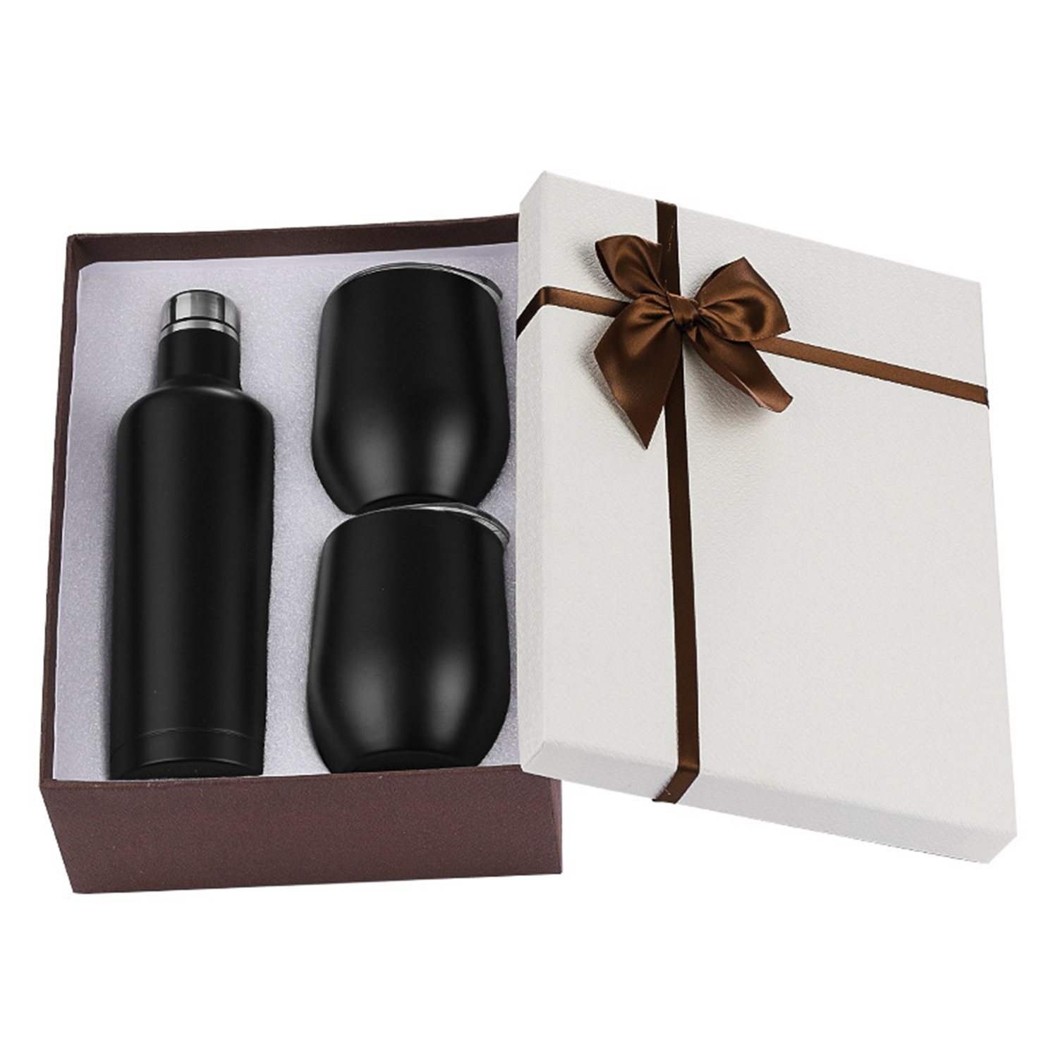 12Oz Stainless Steel Wine Glass In Gift Box 2