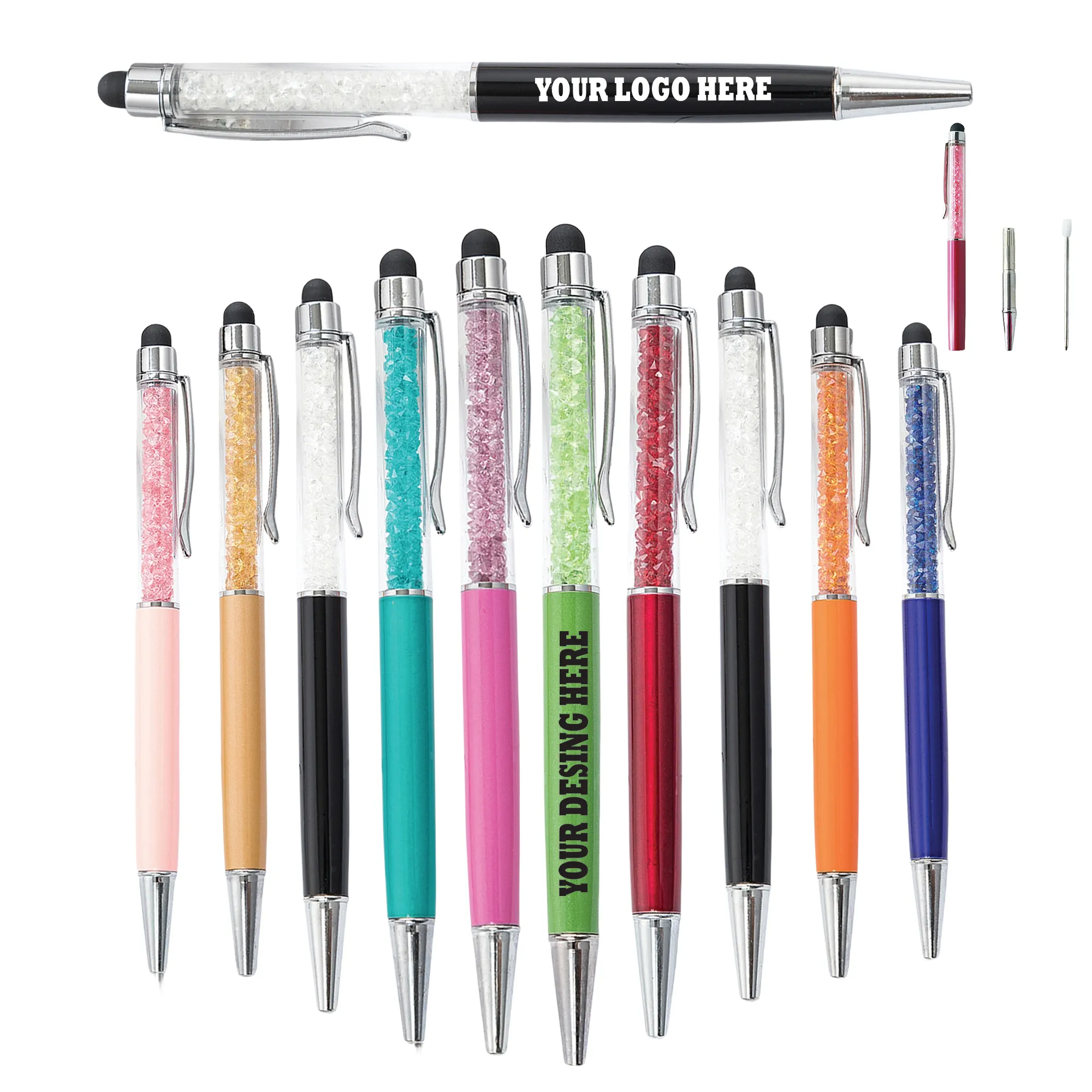 Dynamic Liquid Sand Ballpoint Stylus Pen 1