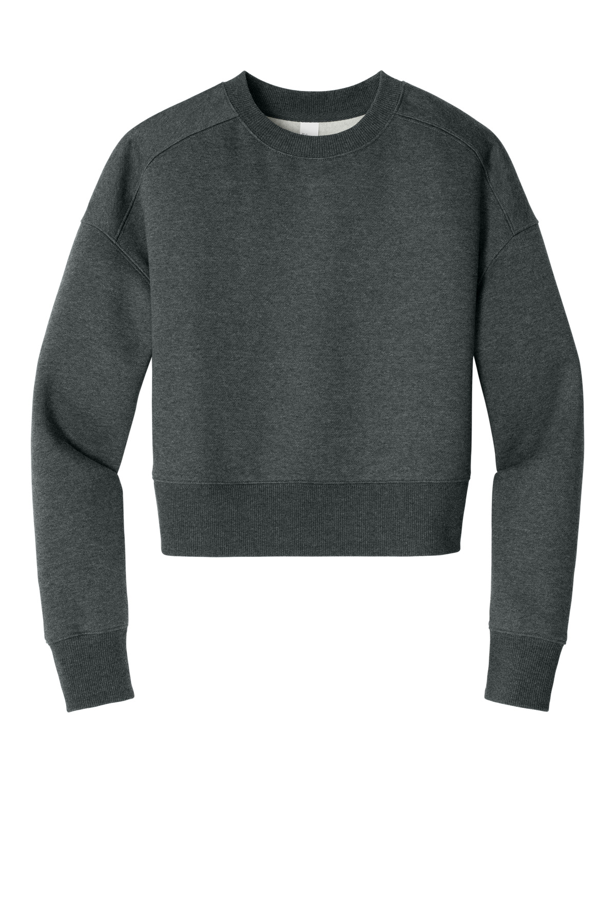 District Women's Perfect Weight Fleece Cropped Crew DT1105 49