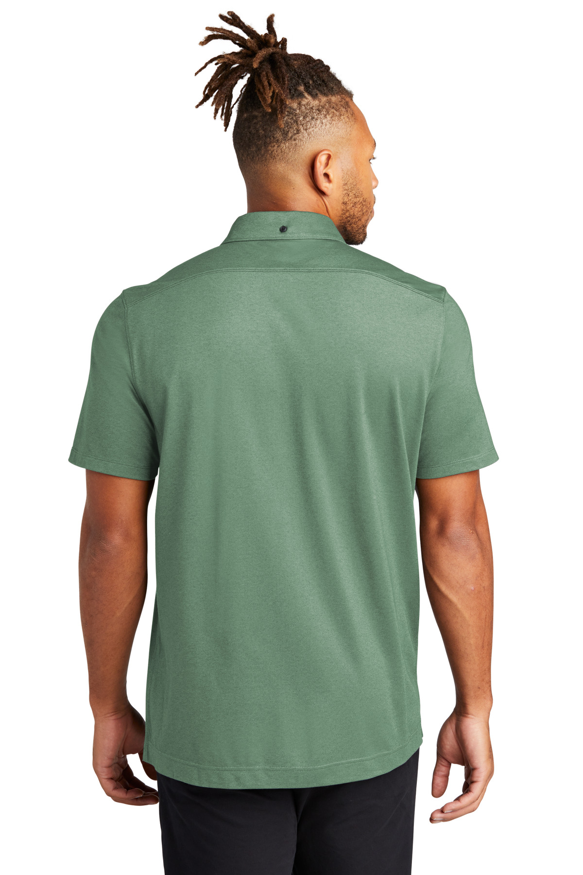 Mercer+Mettle Stretch Pique Full-Button Polo MM1006 46