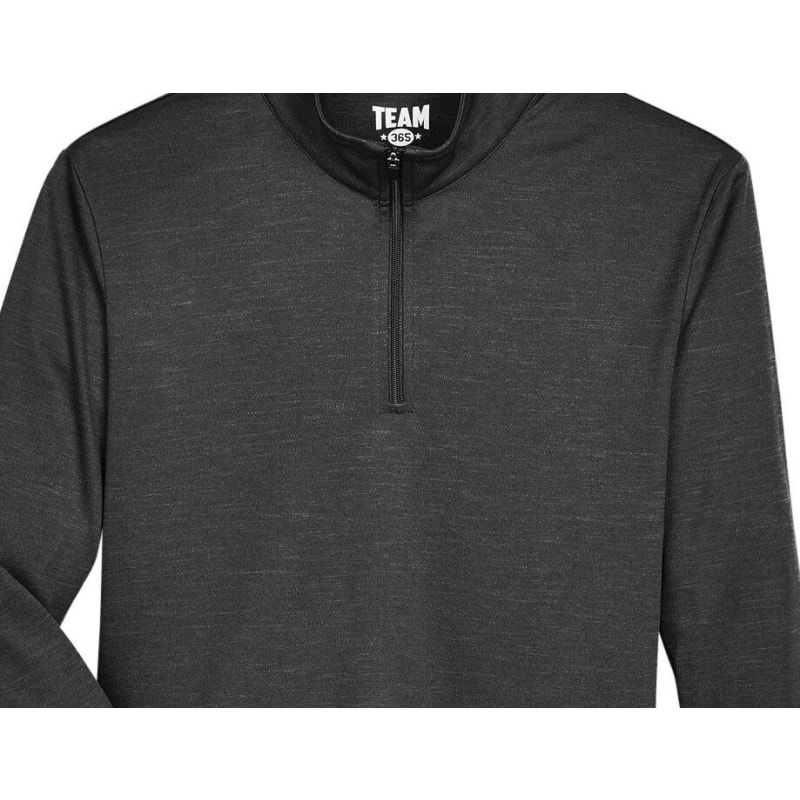 Team 365 Youth Zone Sonic Heather Performance Quarter-Zip 4