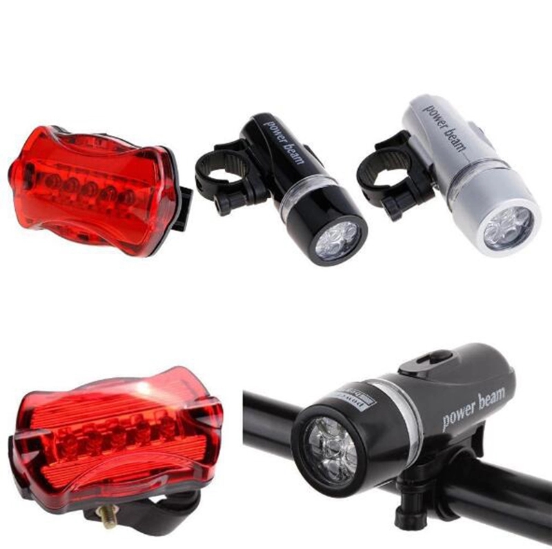 Bike Headlight and Taillight Set 2