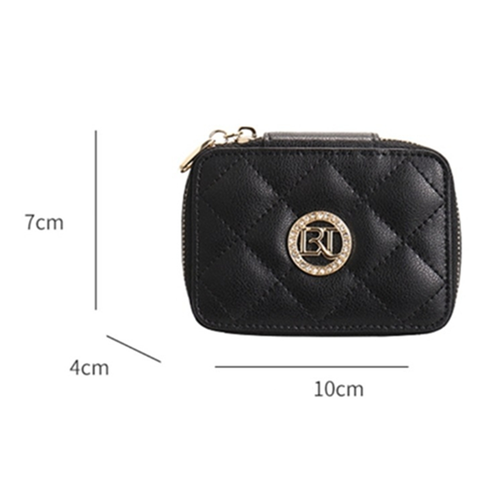 Zippered Leather Lipstick Pouch Organizer 6