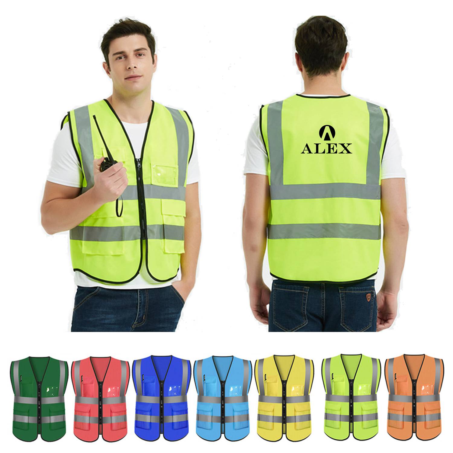 High Visibility Safety Reflective Vest 2