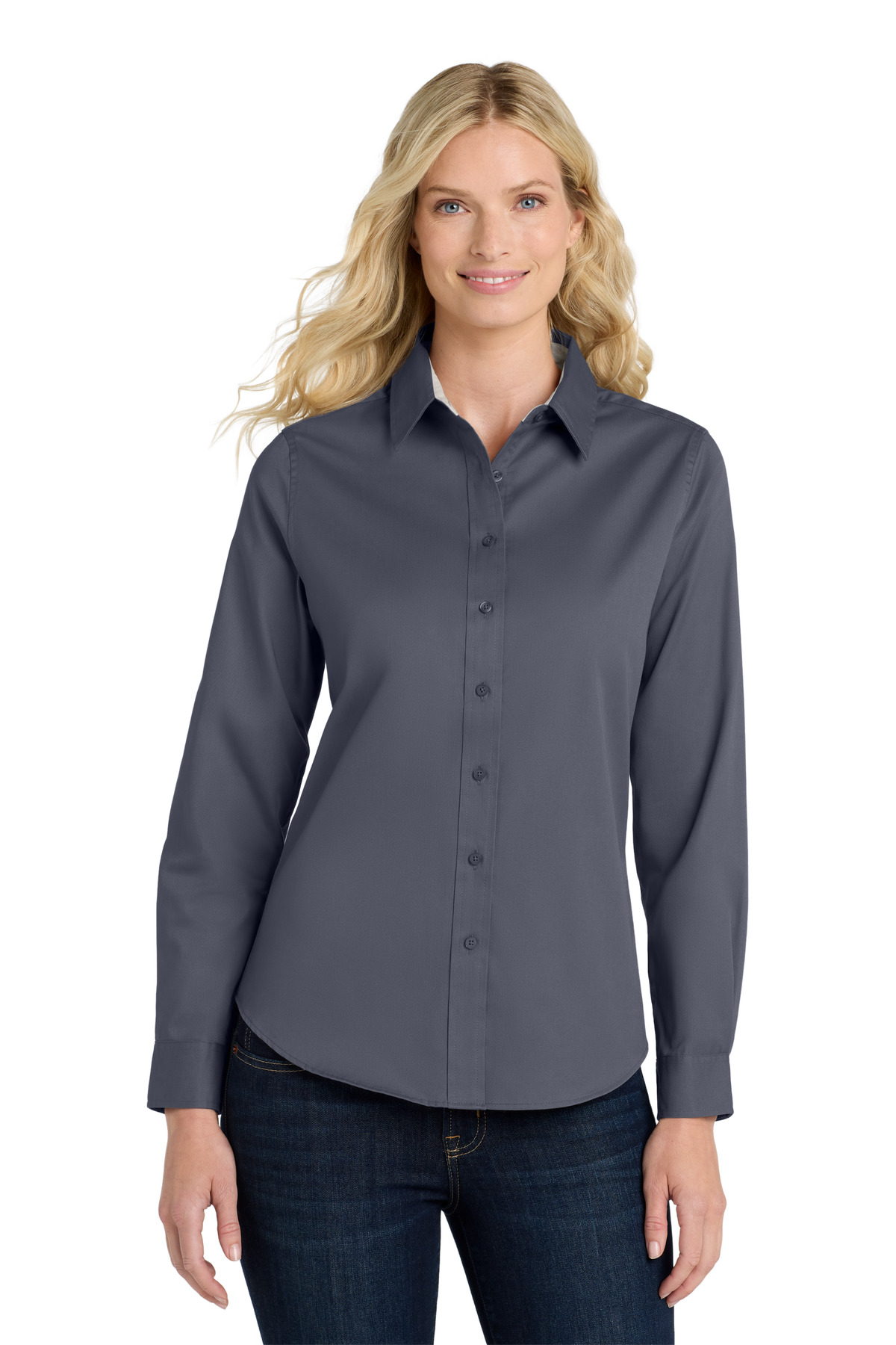 Port Authority Women's Long Sleeve Easy Care Shirt. L608 186