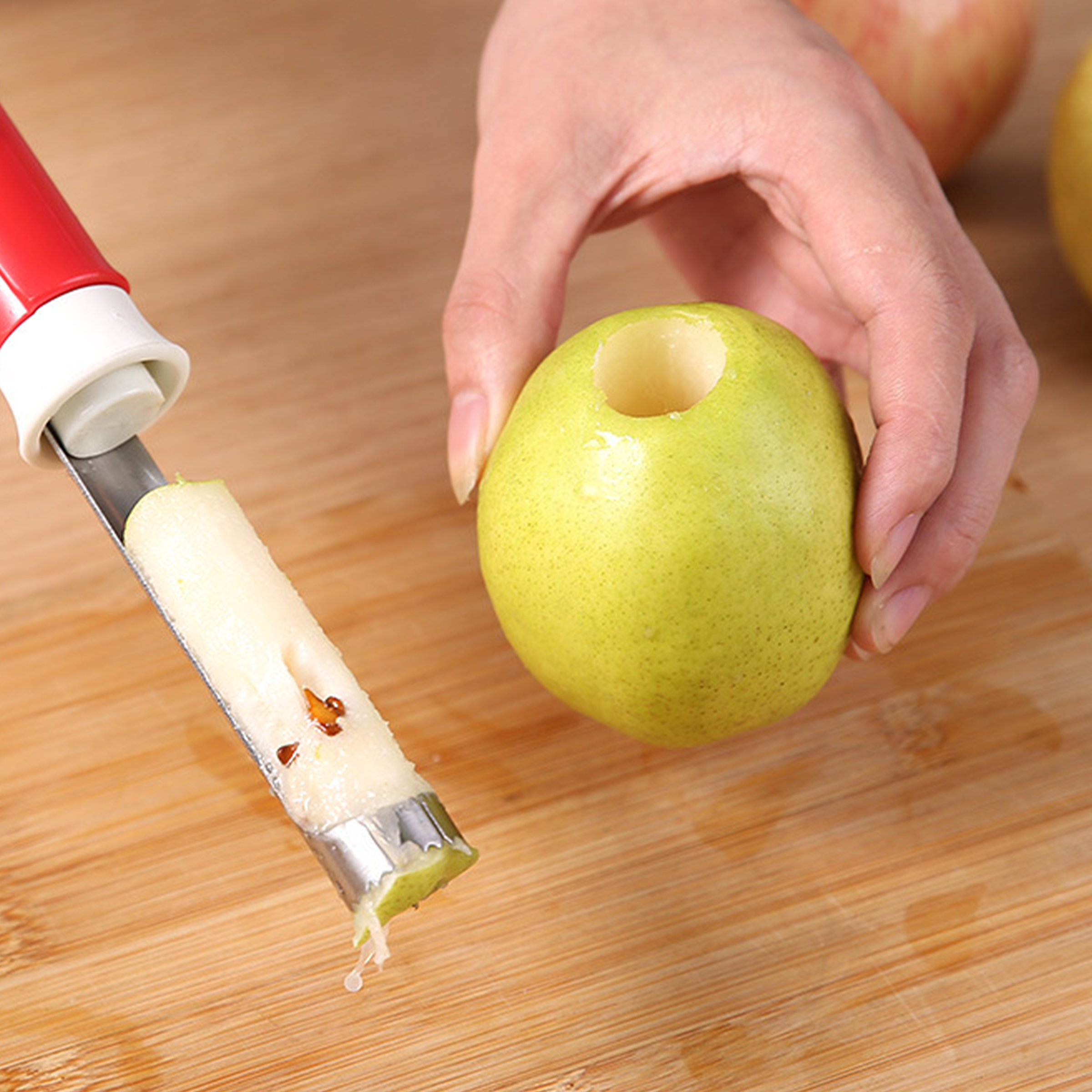 Stainless Steel Fruit Peeler And Core Remover 5