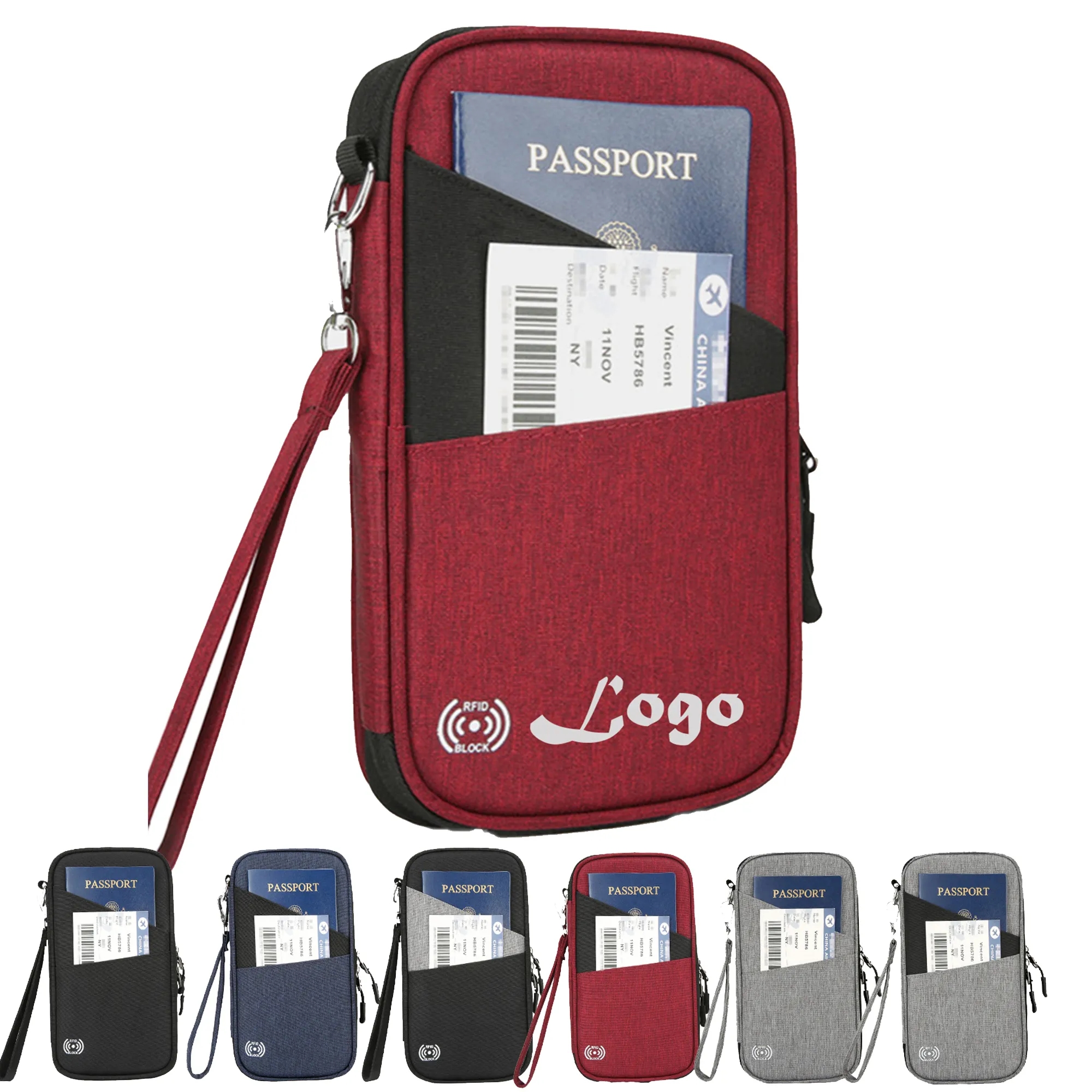 RFID Blocking Travel Passport Holder 5