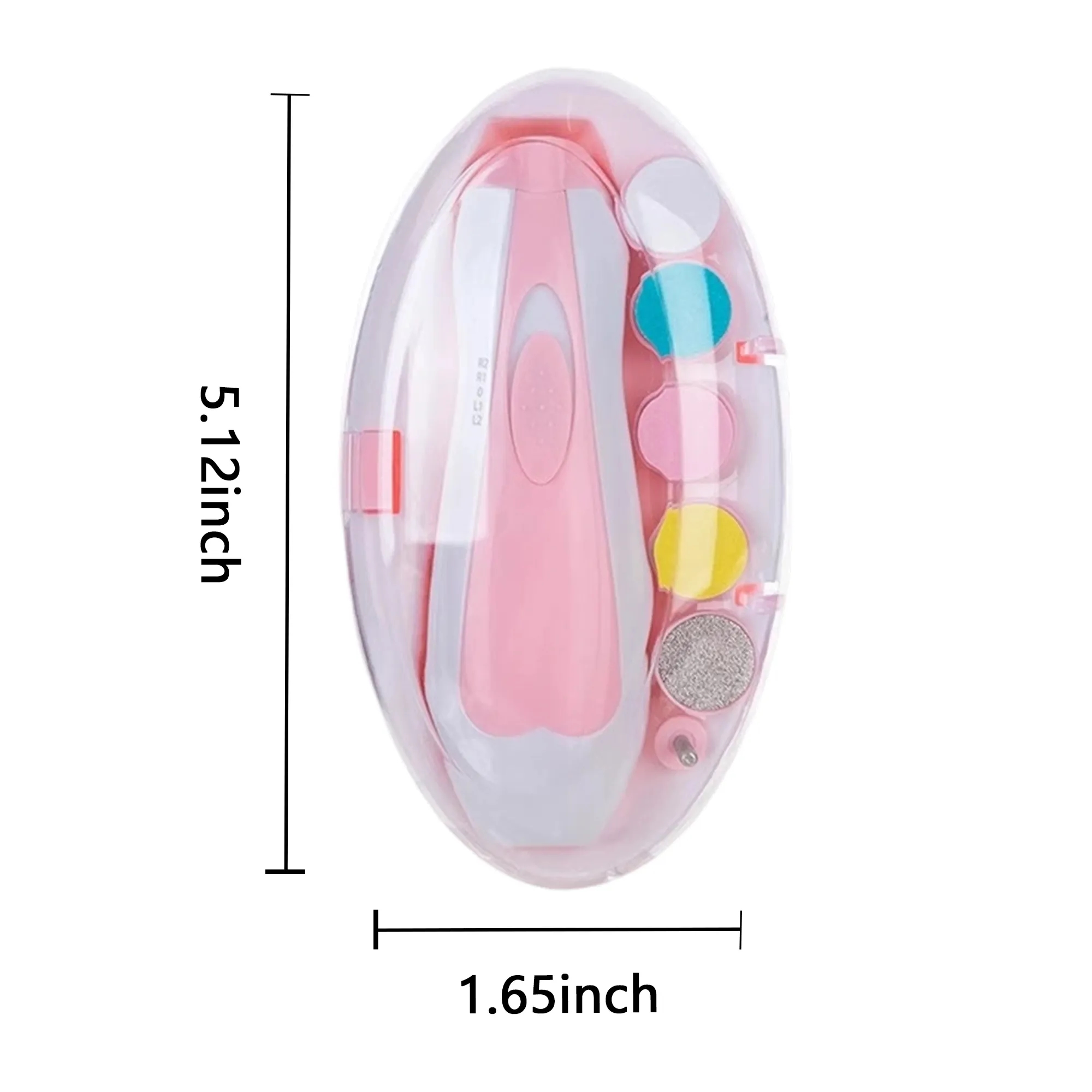 360 Degree Baby Nail Grinder with Soft Grinding Options 2