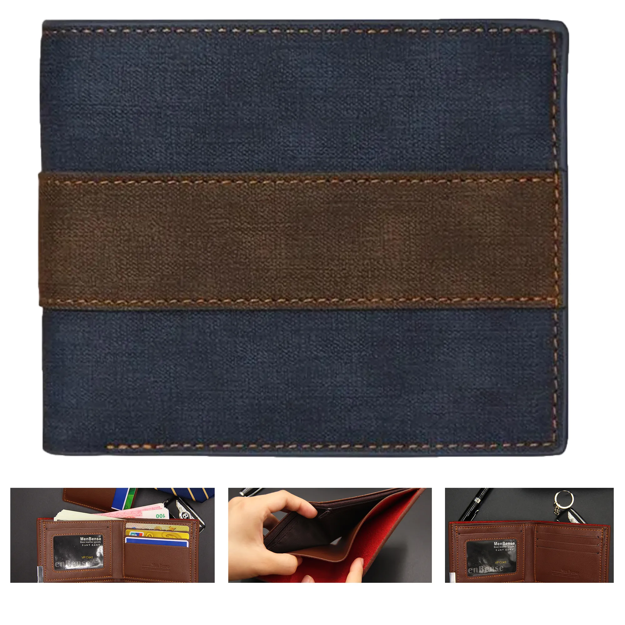 Classic Matte Finish Men's Wallet 4