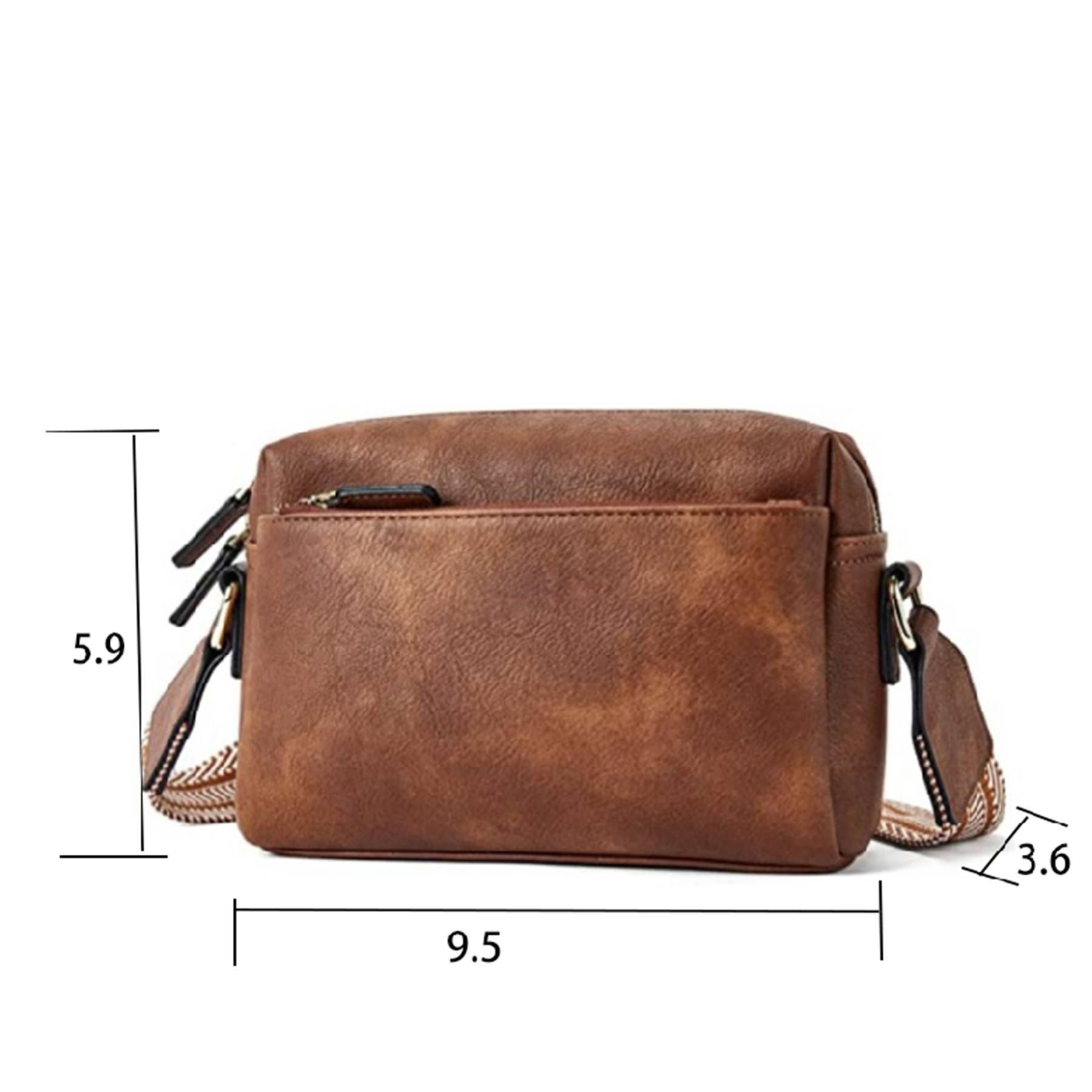 PU small colored shoulder strap crossbody bag 5