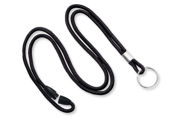 1/8" Round Braid Lanyard with Breakaway (J-Hook) 22