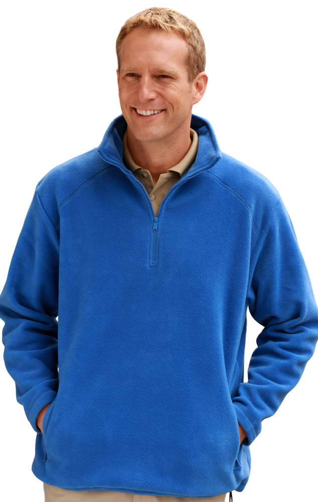 Adult Micro Fleece Zip Pullover 63