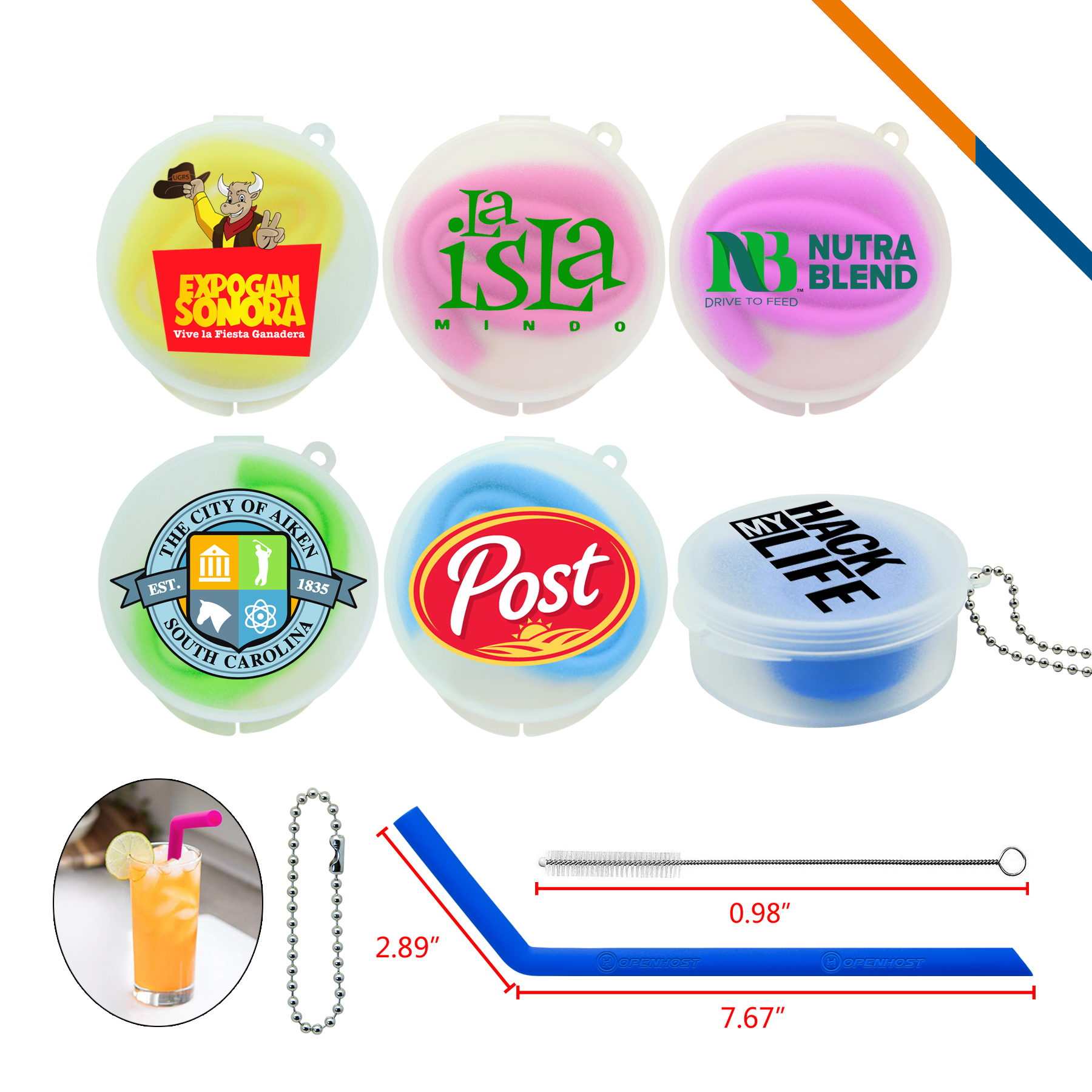 Snappy Silicone Straws 4