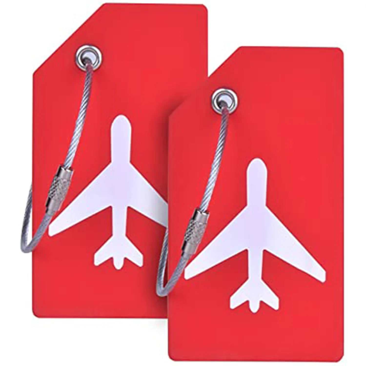 Airplane Silicone Luggage Tags 5