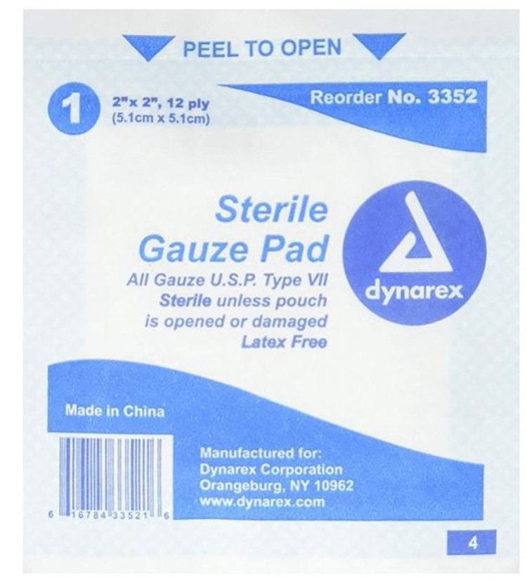 Gauze Pads - 2" x 2" Sterile 1