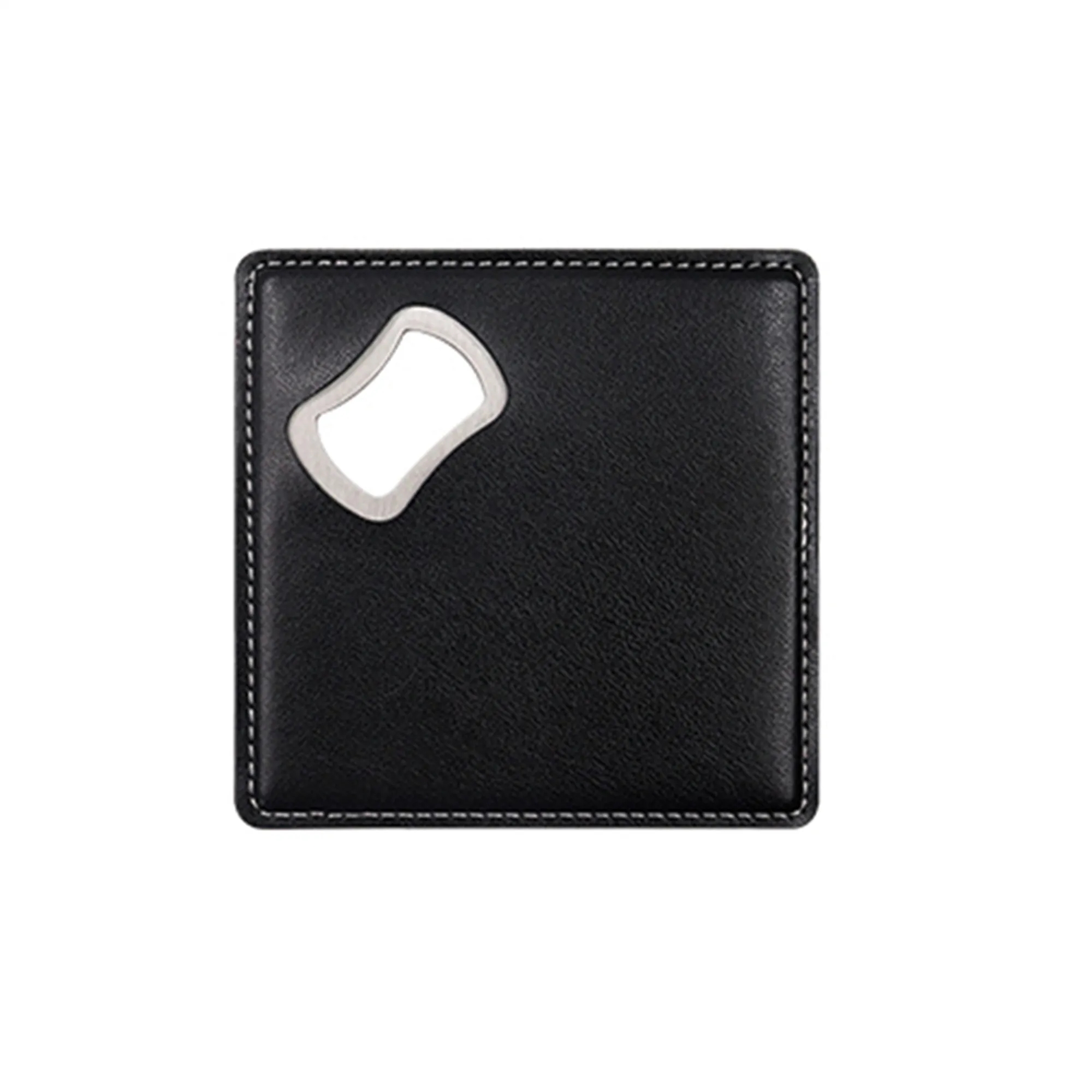 Premium Leather Coaster With Hidden Bottle Opener 8